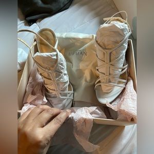 Gorgeous white Alexandre Birman heels